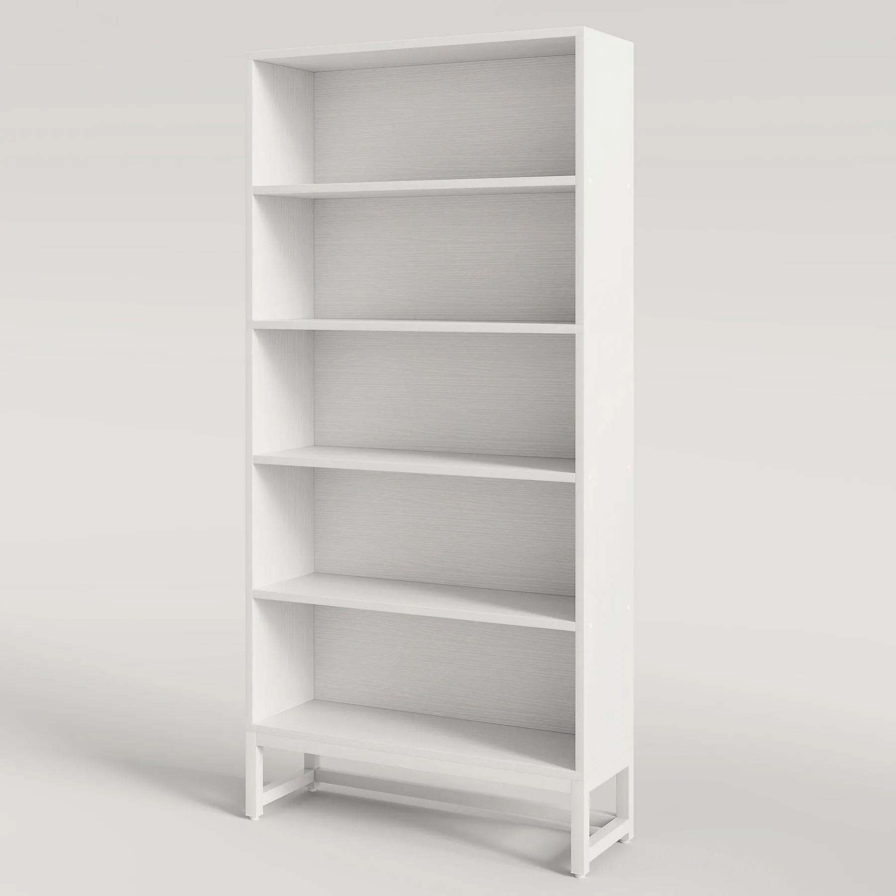 70.8" Bookcase, Large Bookshelf Organizer with 5-Tier Storage Shelves