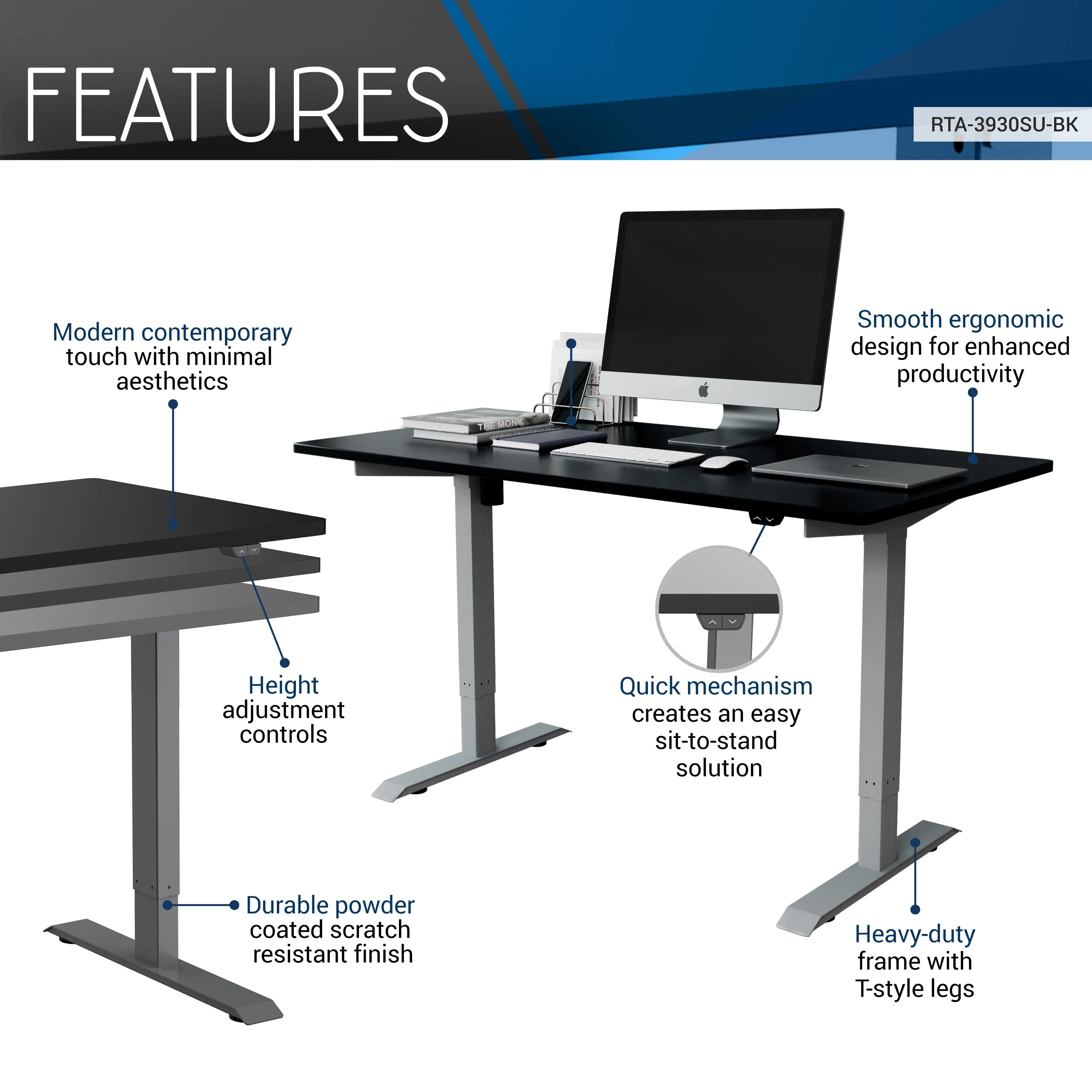 Adjustable Sit to Stand Desk