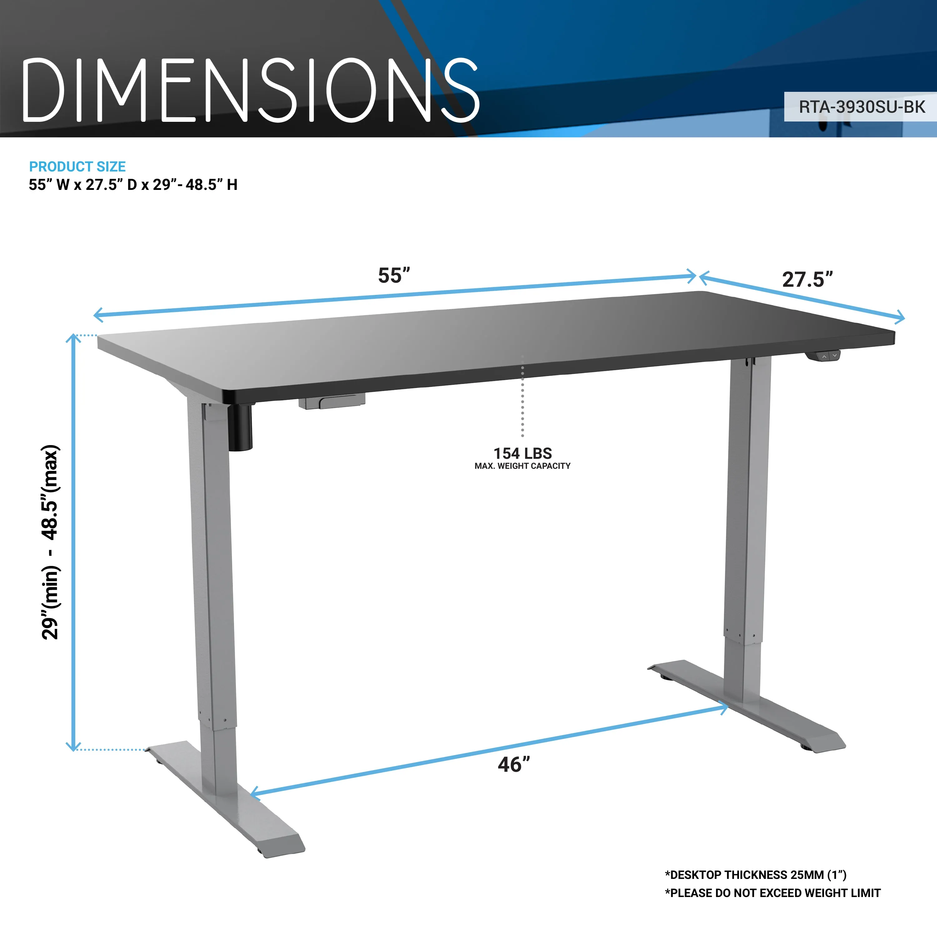 Adjustable Sit to Stand Desk