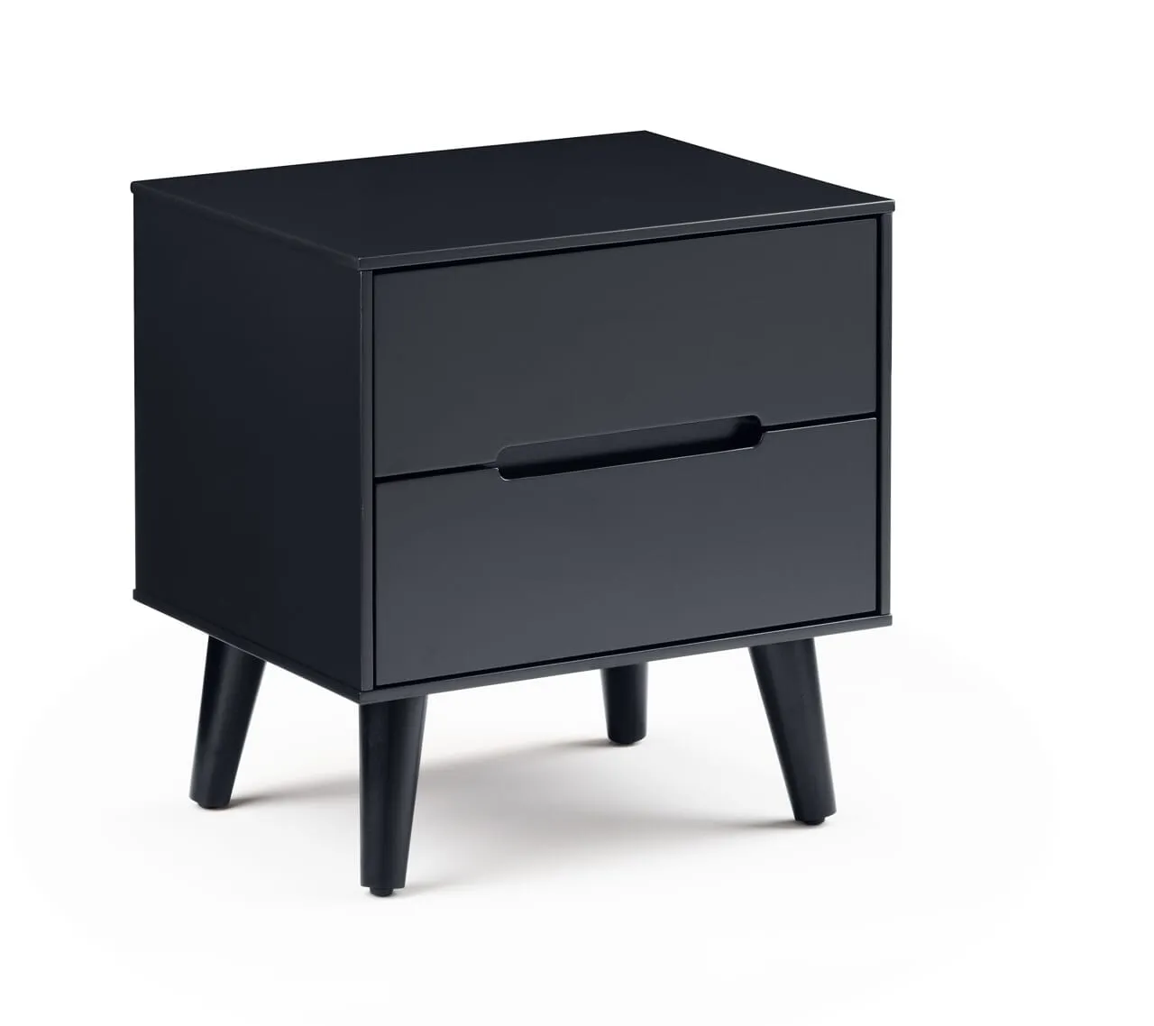 Alicia 2 Drawer Bedside - Anthracite