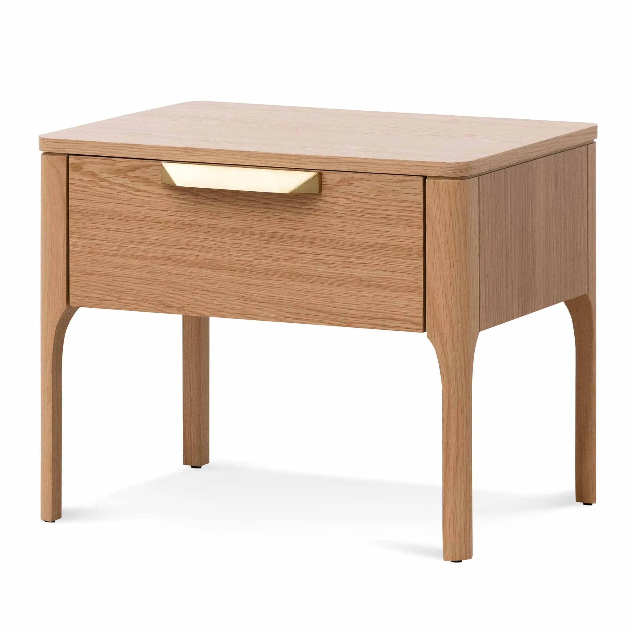 Allison Wooden Bedside Table - Natural