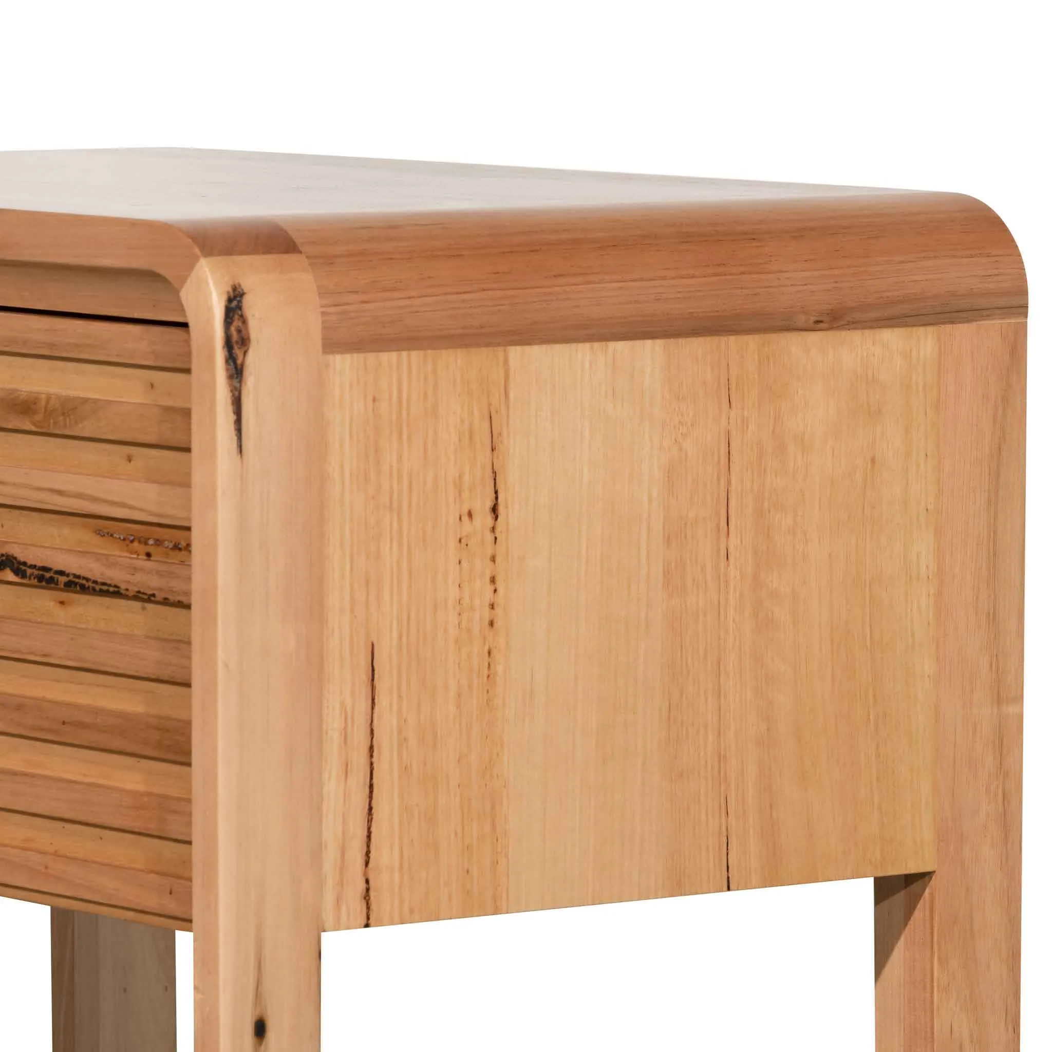 Amparo Single Drawer Bedside Table - Messmate