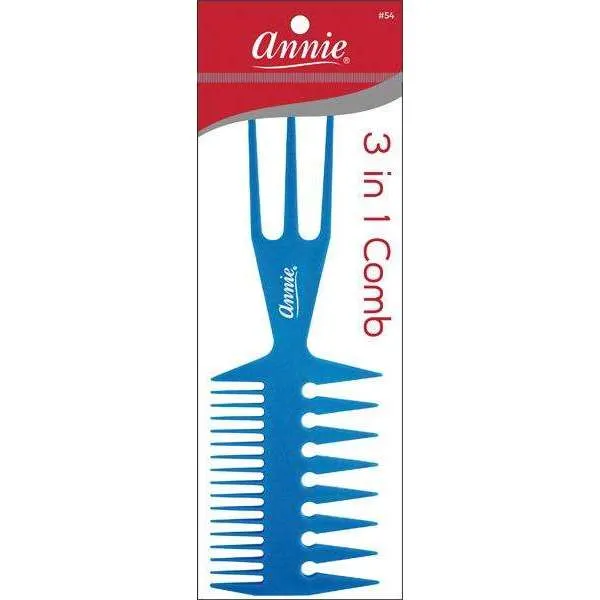 Annie 3 in 1 Comb Large Asst Color