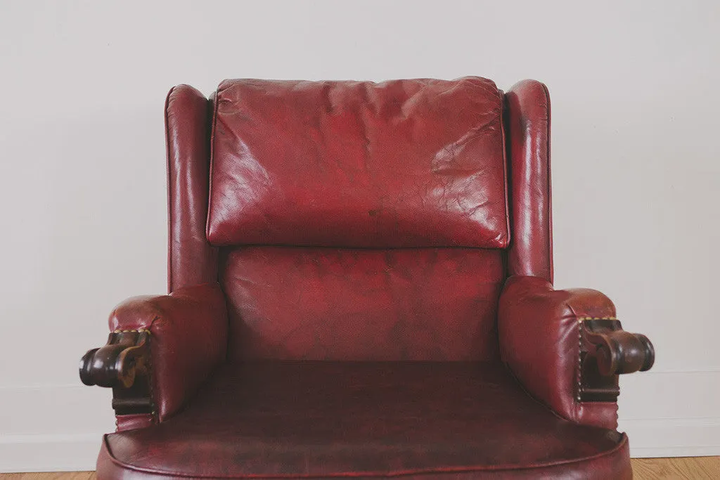 Antique Leather Club Chair