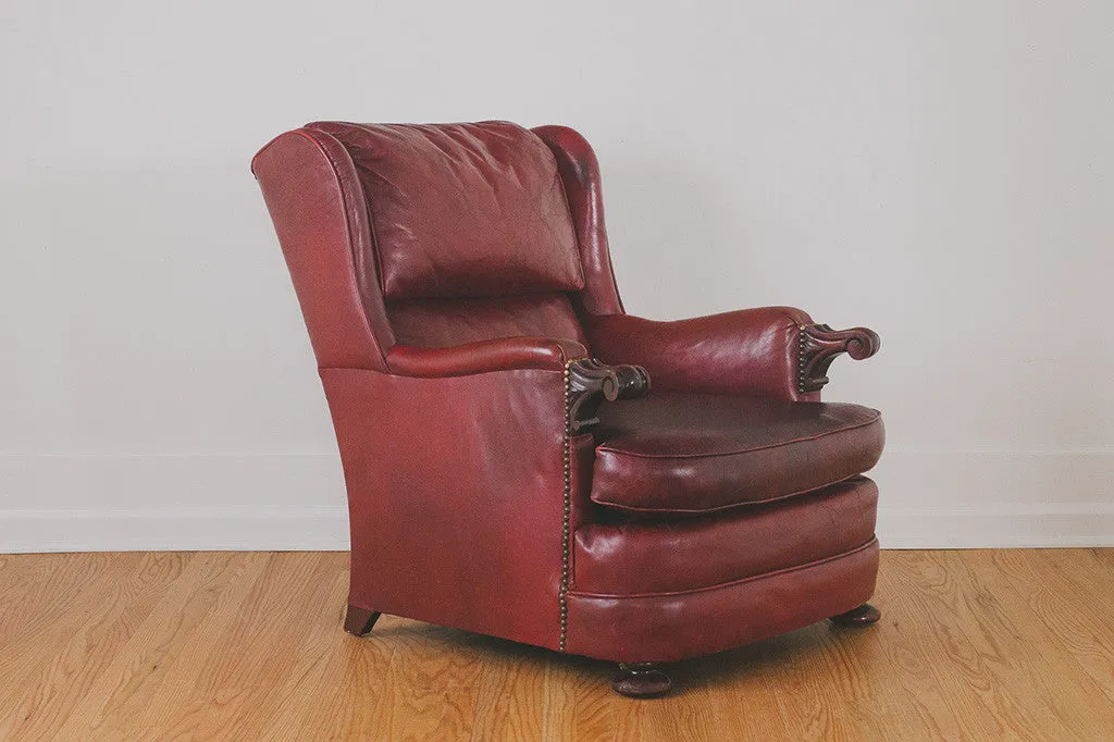 Antique Leather Club Chair