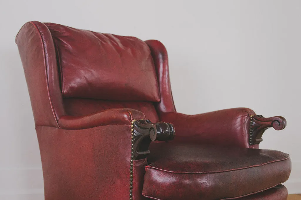 Antique Leather Club Chair