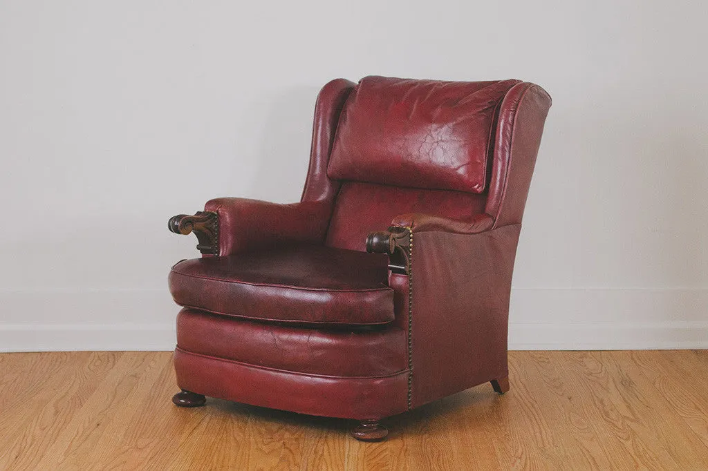 Antique Leather Club Chair