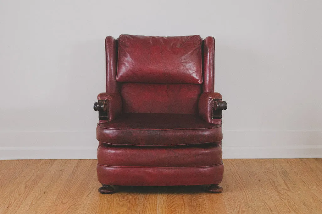 Antique Leather Club Chair