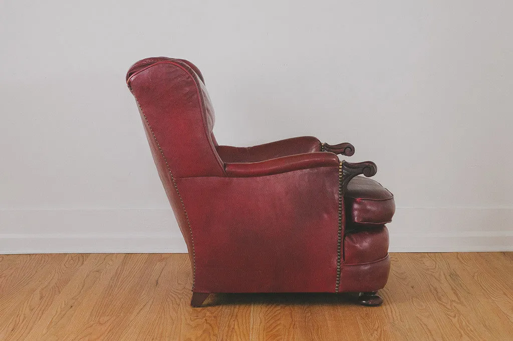 Antique Leather Club Chair