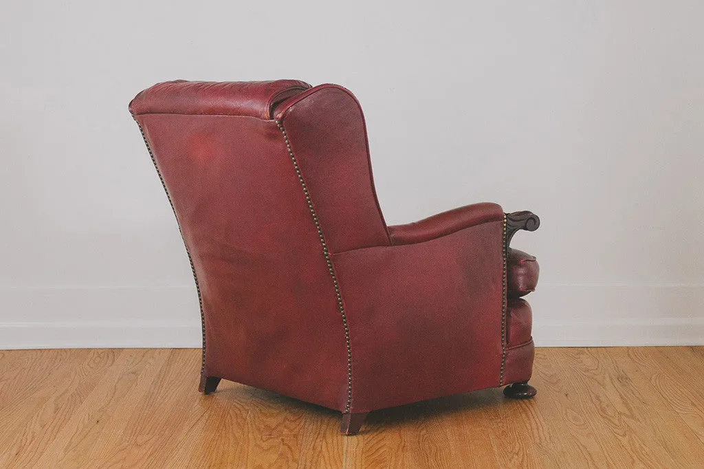 Antique Leather Club Chair