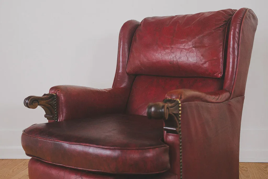 Antique Leather Club Chair