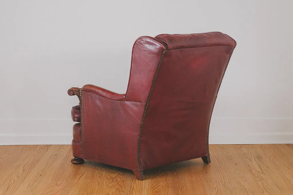 Antique Leather Club Chair