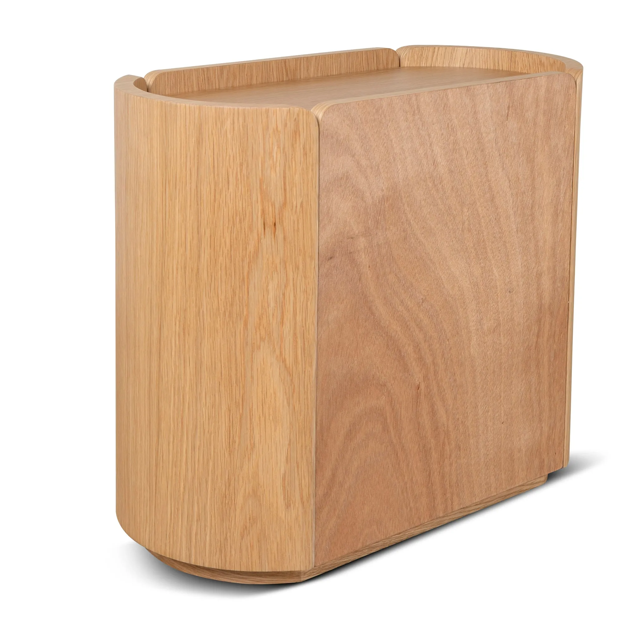 Arnar 60cm Bedside Table - Natural Oak