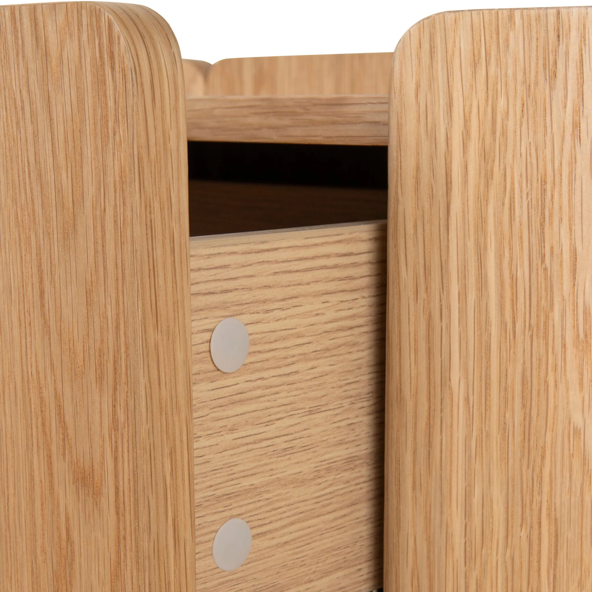 Arnar 60cm Bedside Table - Natural Oak