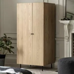 Ashdown 2 Door Wardrobe - Natural