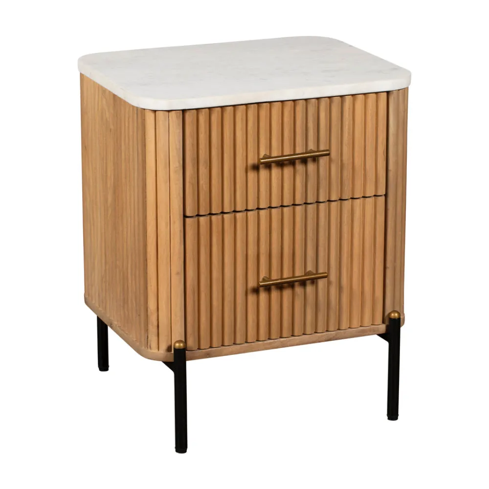 Baker Reed 2 Drawer Bedside Table