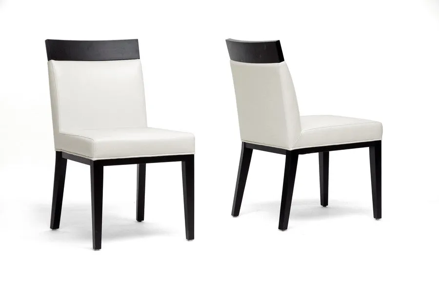 Baxton Studio Clymene Modern Dining Chair in Set of 2