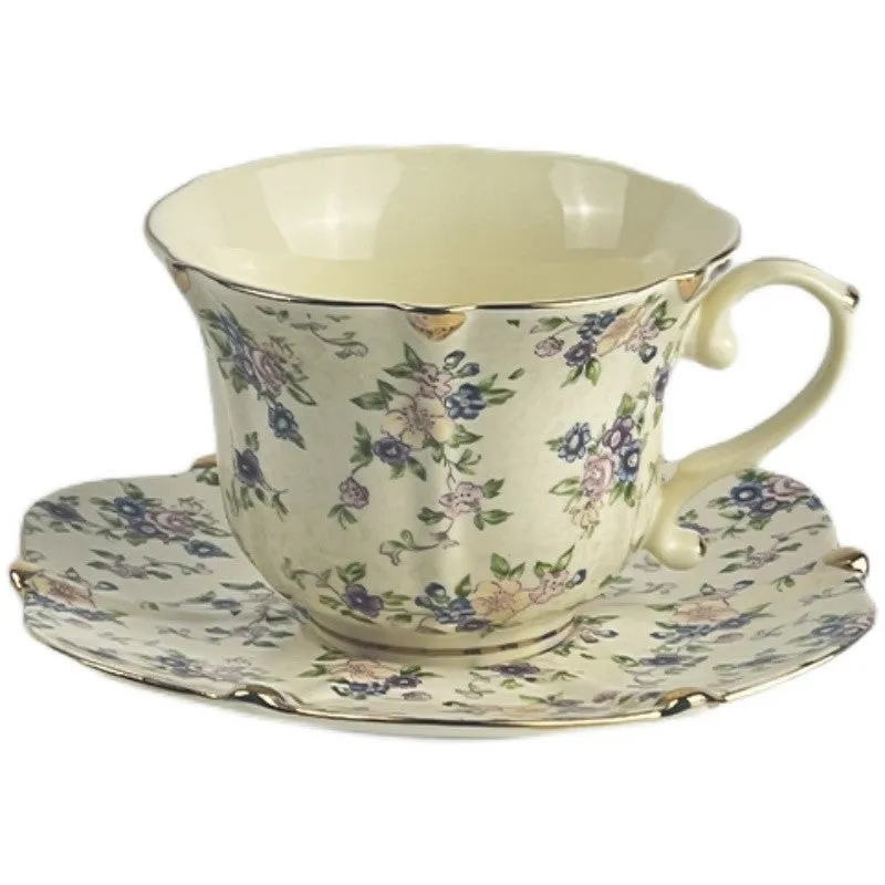 British Afternoon Tea Cup and Saucer in Gift Box, China Porcelain Tea Cup Set, Unique Tea Cup and Saucers, Royal Ceramic Cups, Elegant Vintage Ceramic Coffee Cups