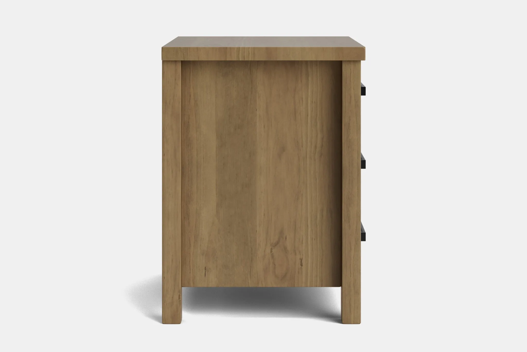 Brook 3 Drawer Bedside Table