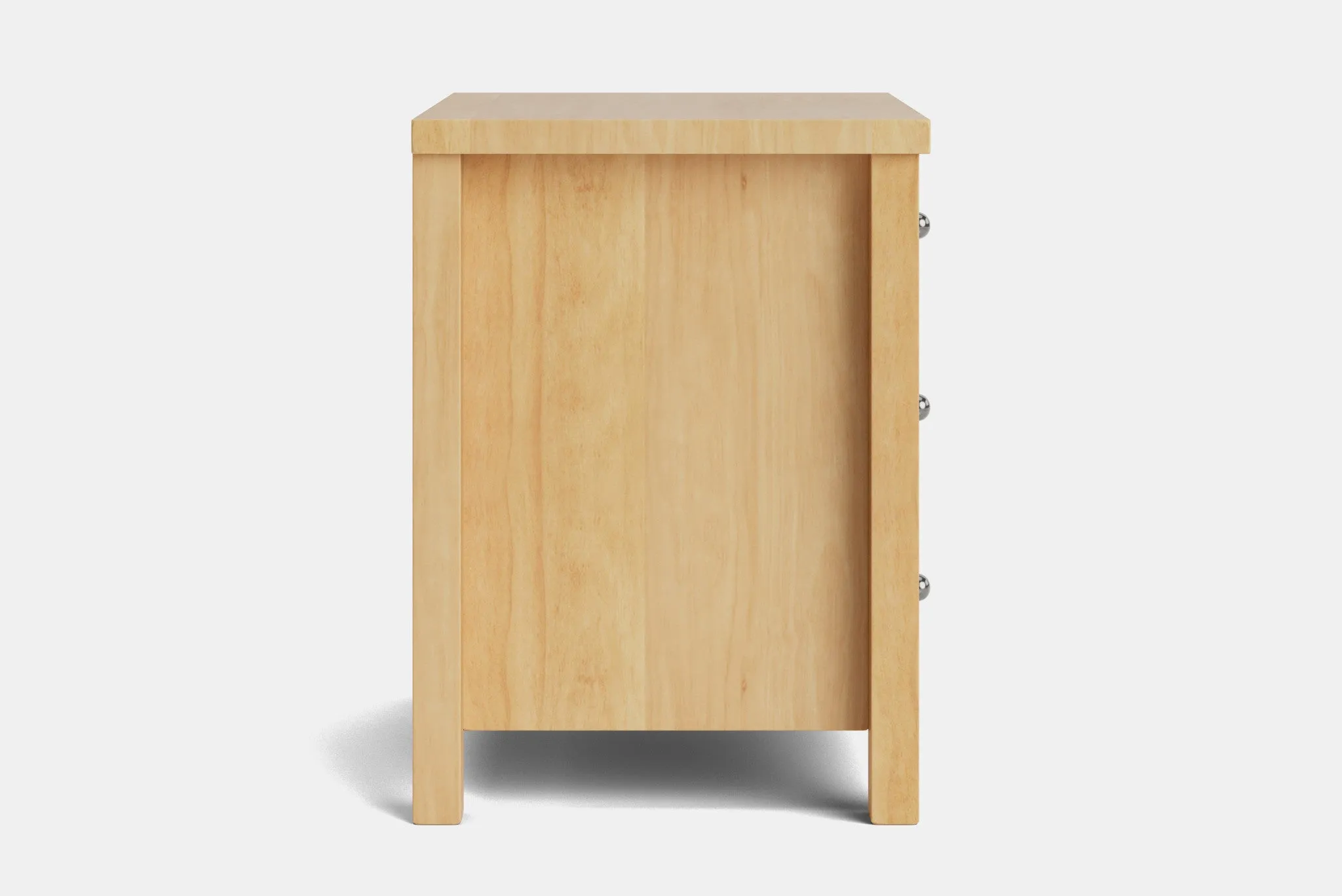 Brook 3 Drawer Bedside Table