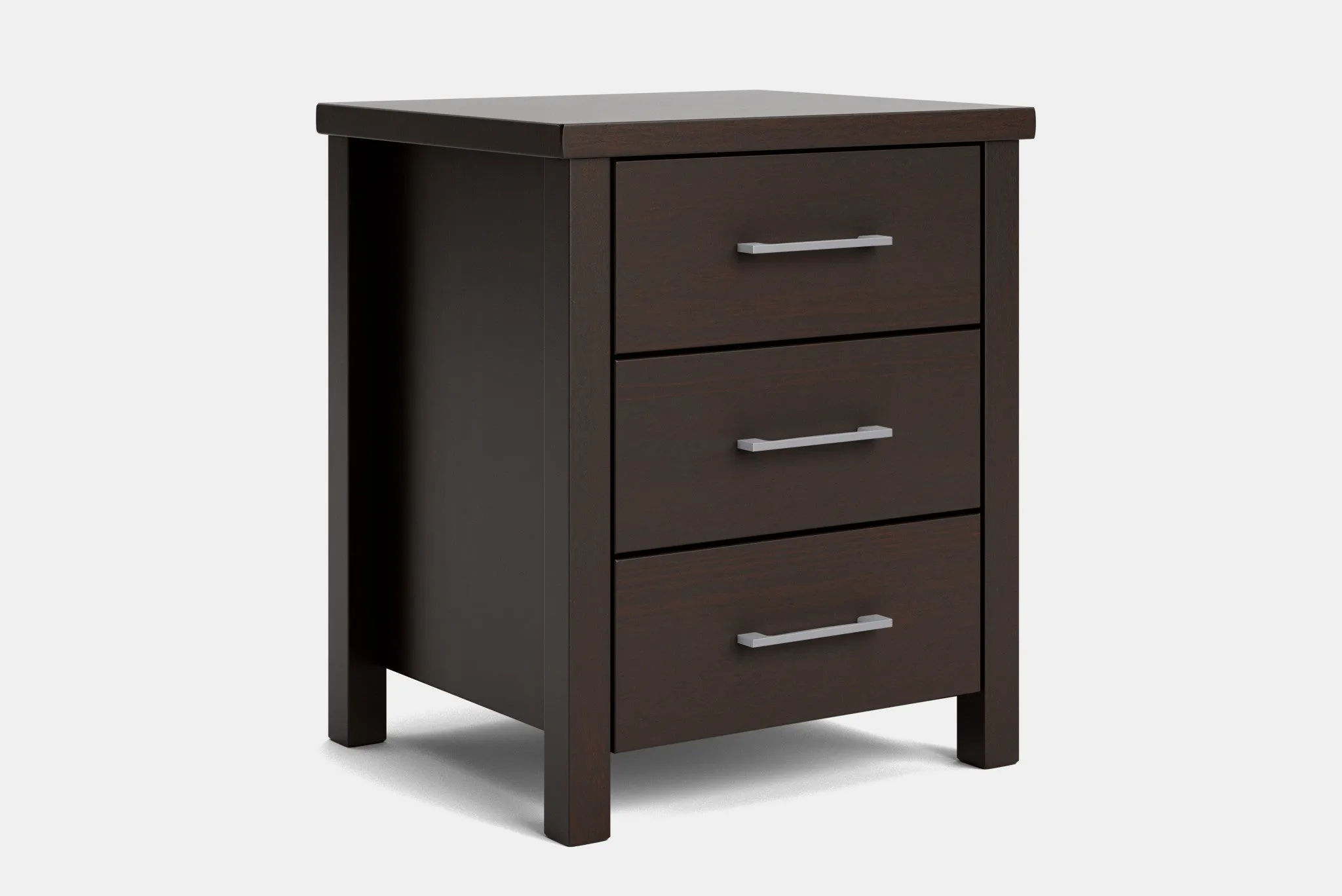 Brook 3 Drawer Bedside Table