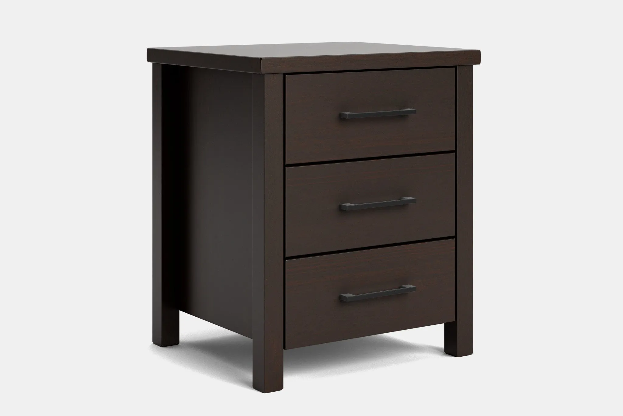 Brook 3 Drawer Bedside Table