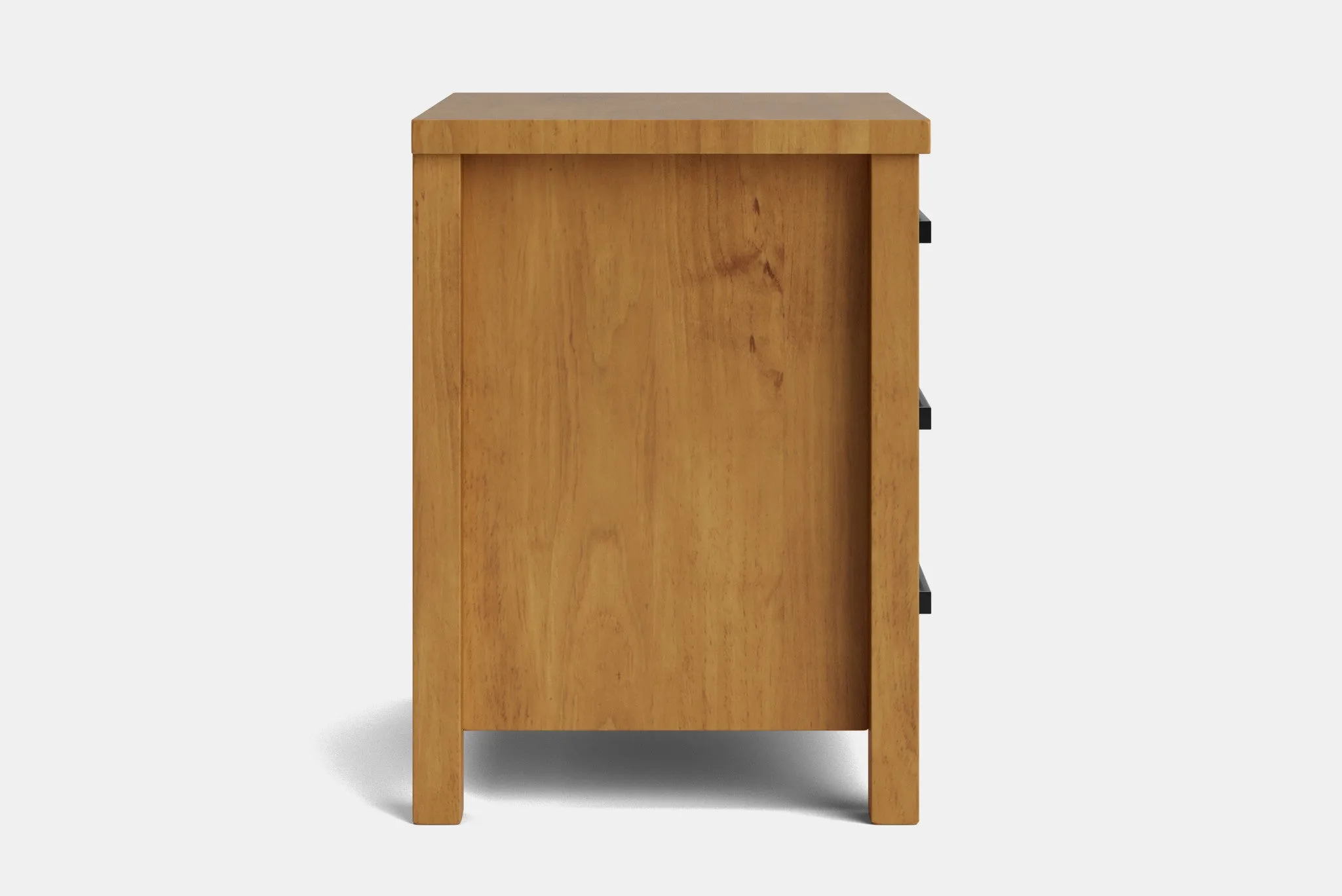 Brook 3 Drawer Bedside Table