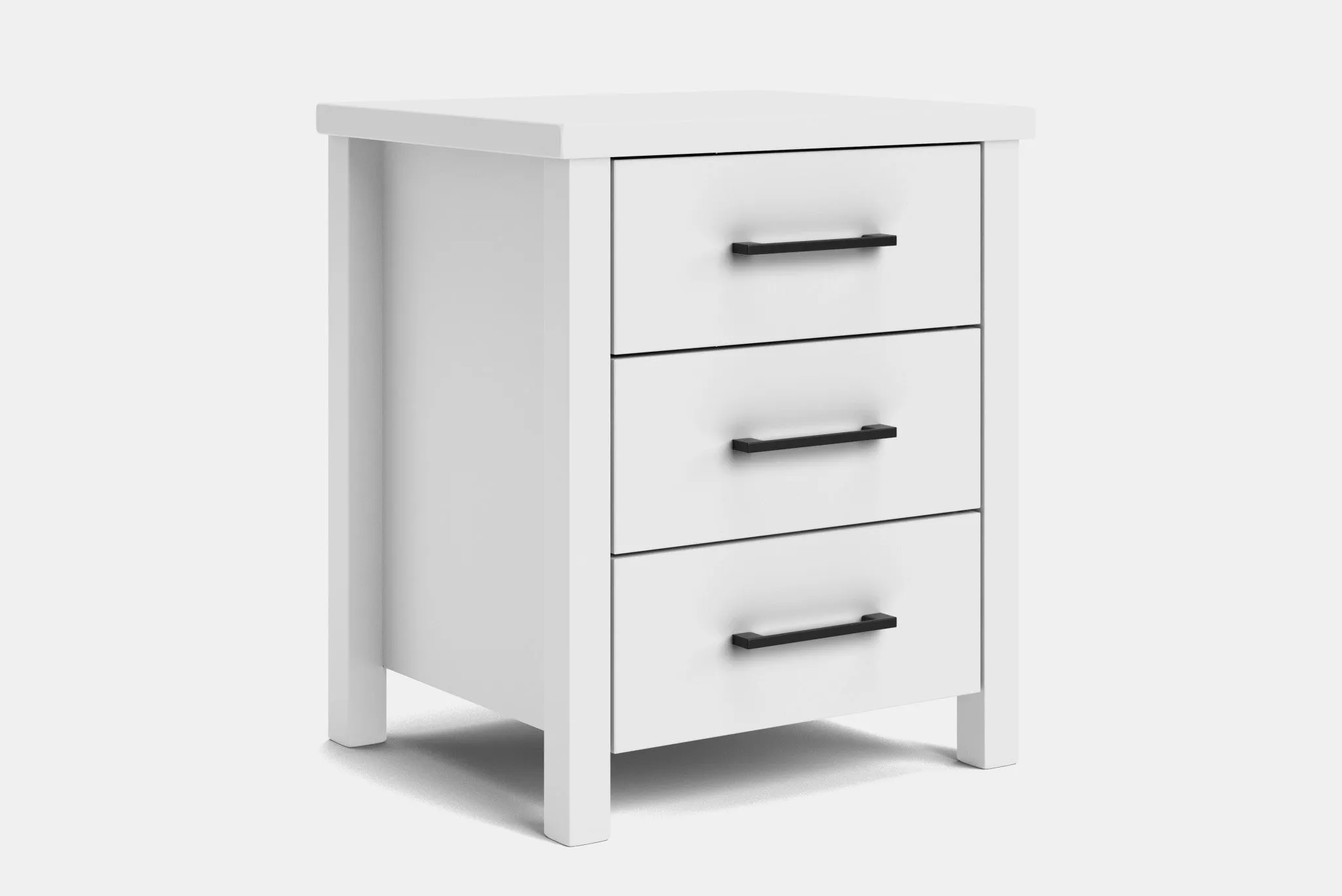 Brook 3 Drawer Bedside Table