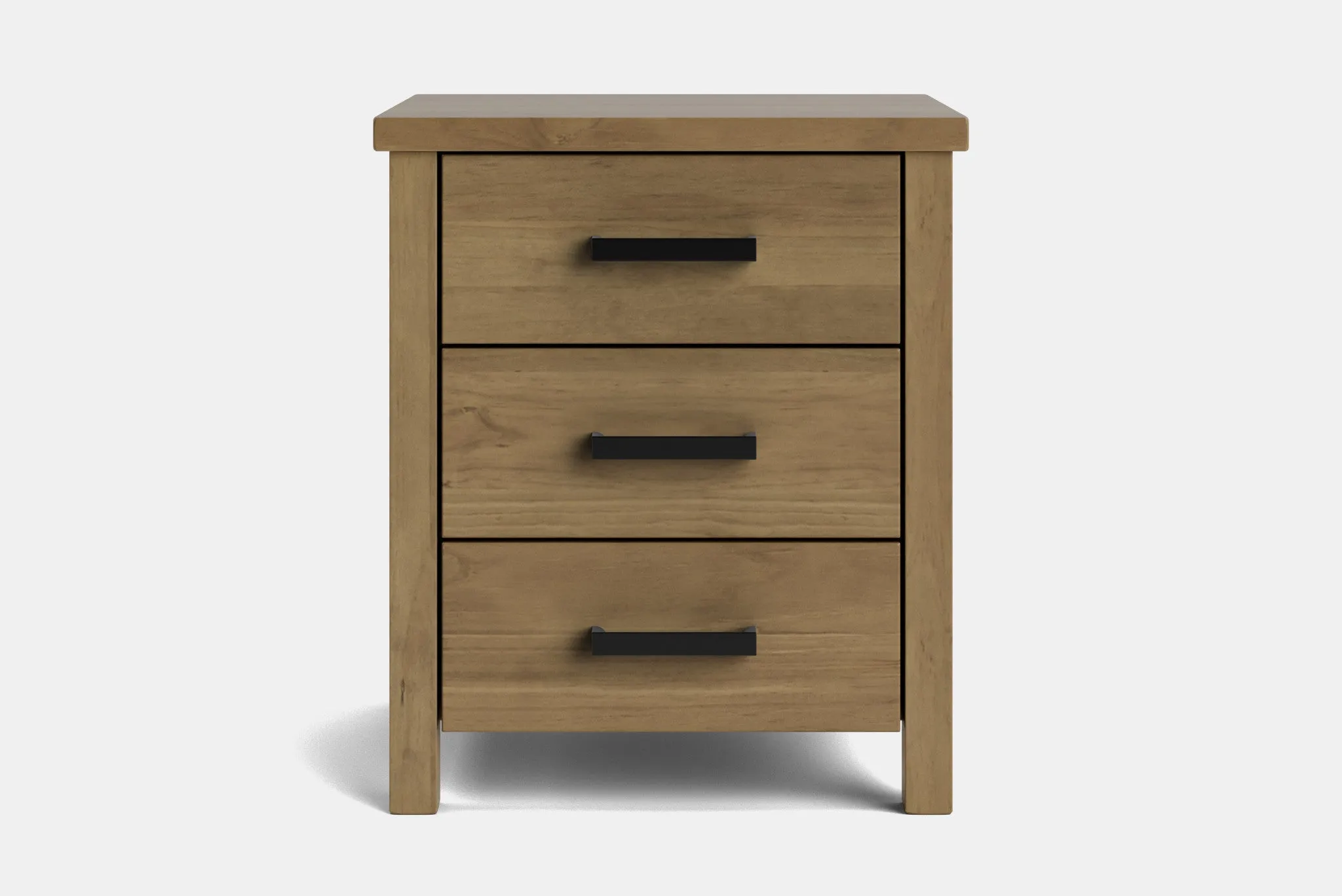 Brook 3 Drawer Bedside Table