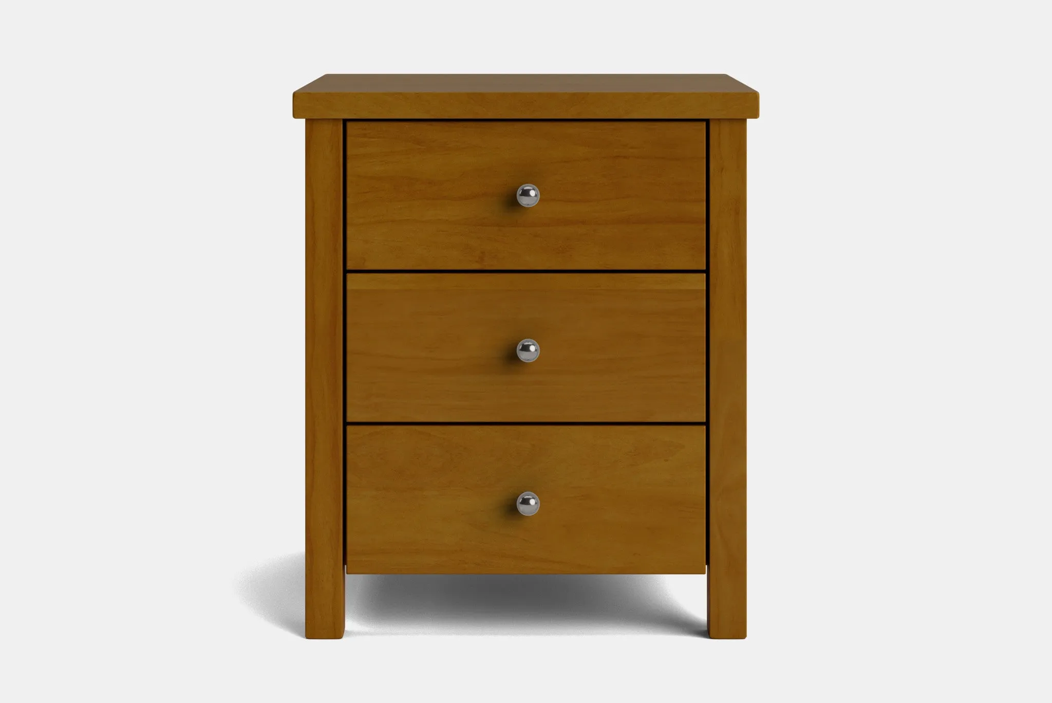 Brook 3 Drawer Bedside Table