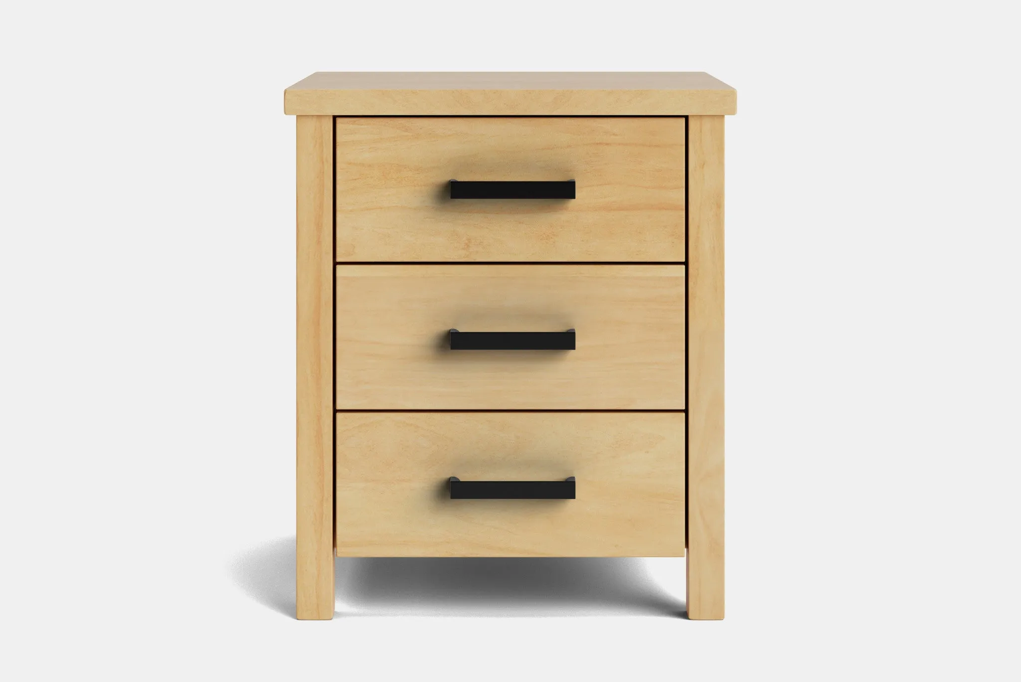 Brook 3 Drawer Bedside Table