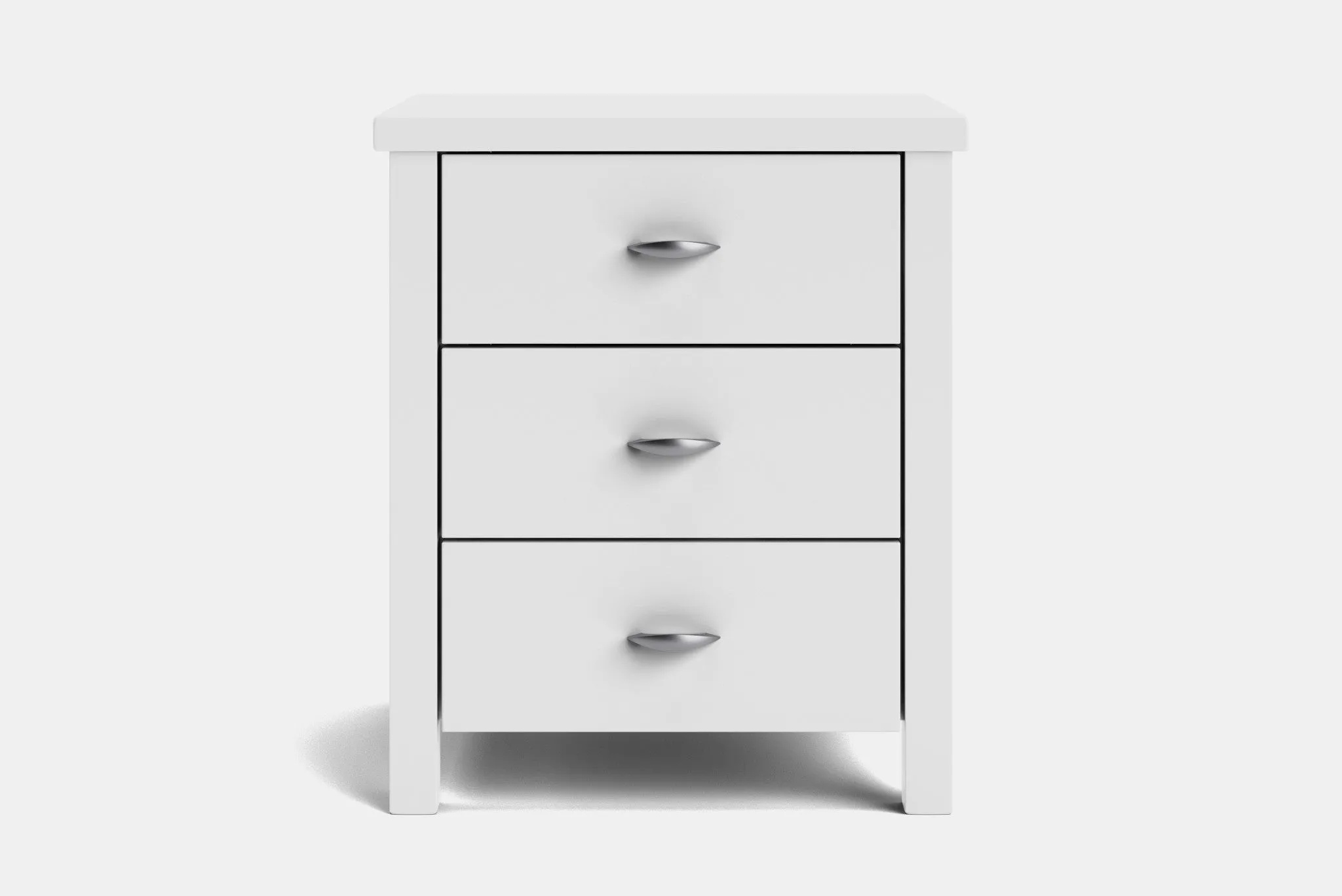 Brook 3 Drawer Bedside Table