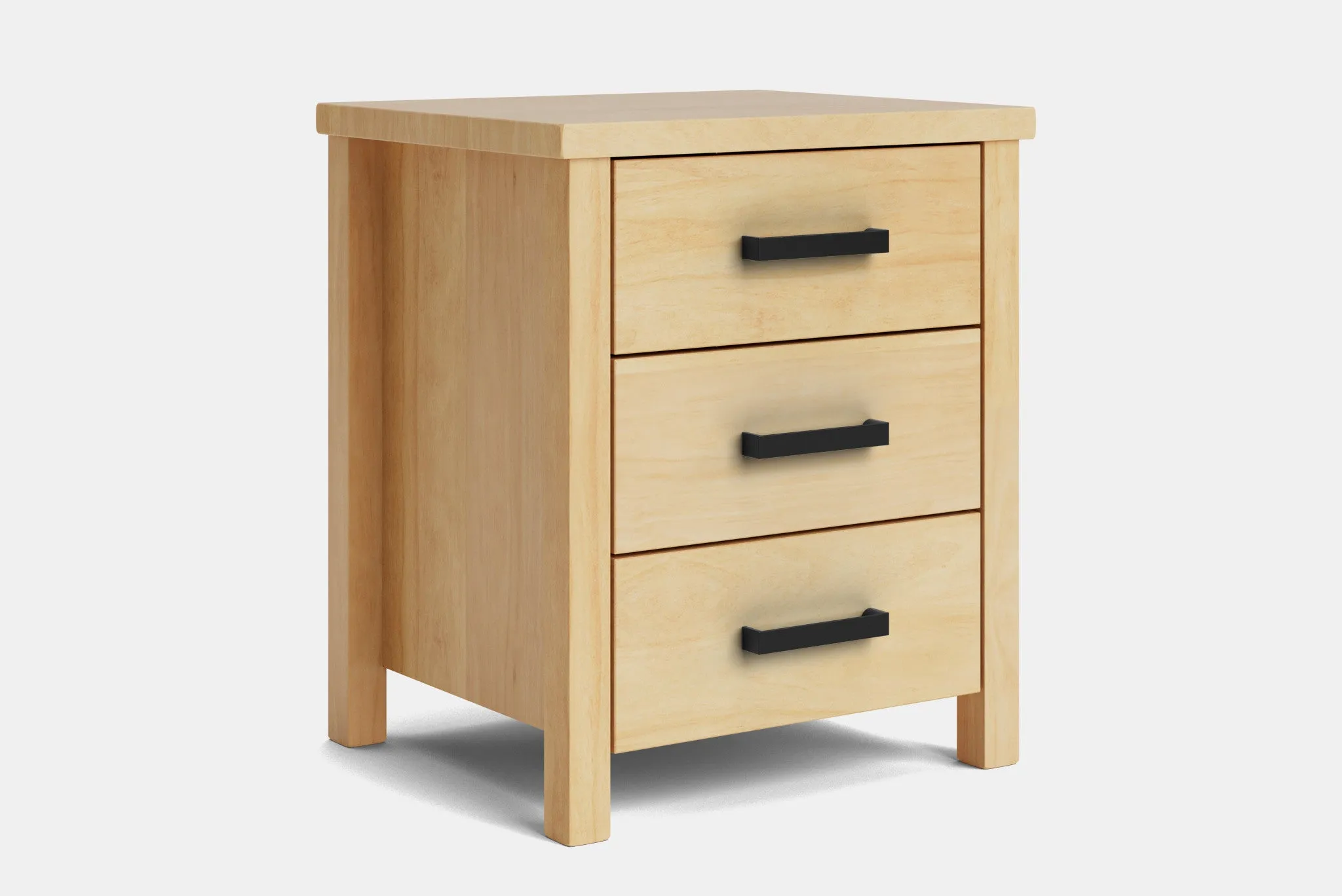 Brook 3 Drawer Bedside Table