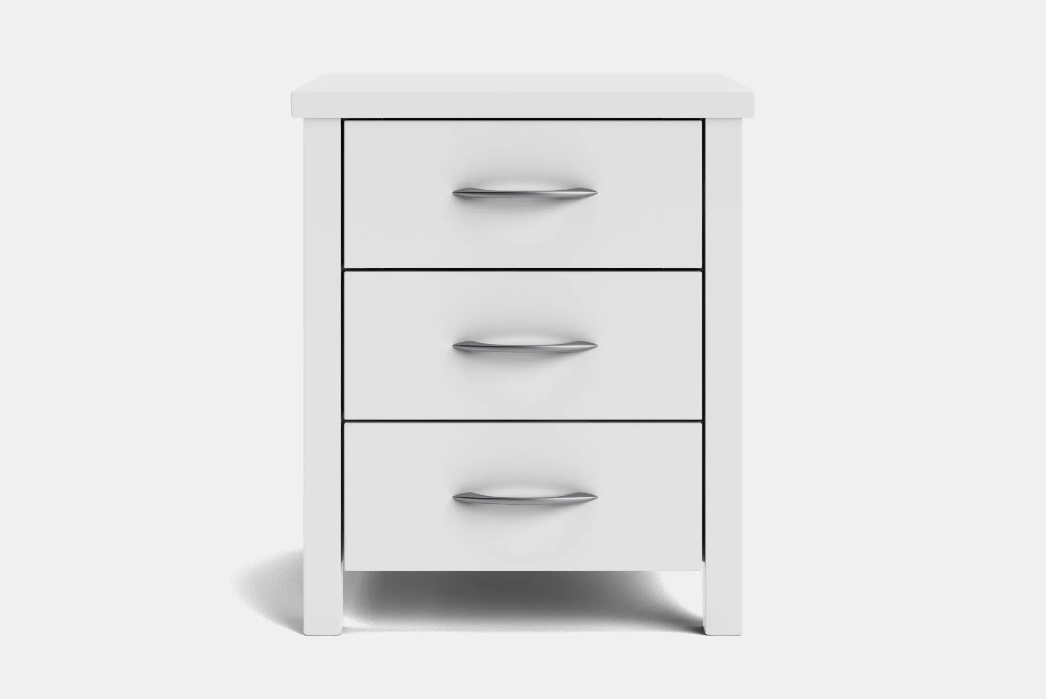 Brook 3 Drawer Bedside Table