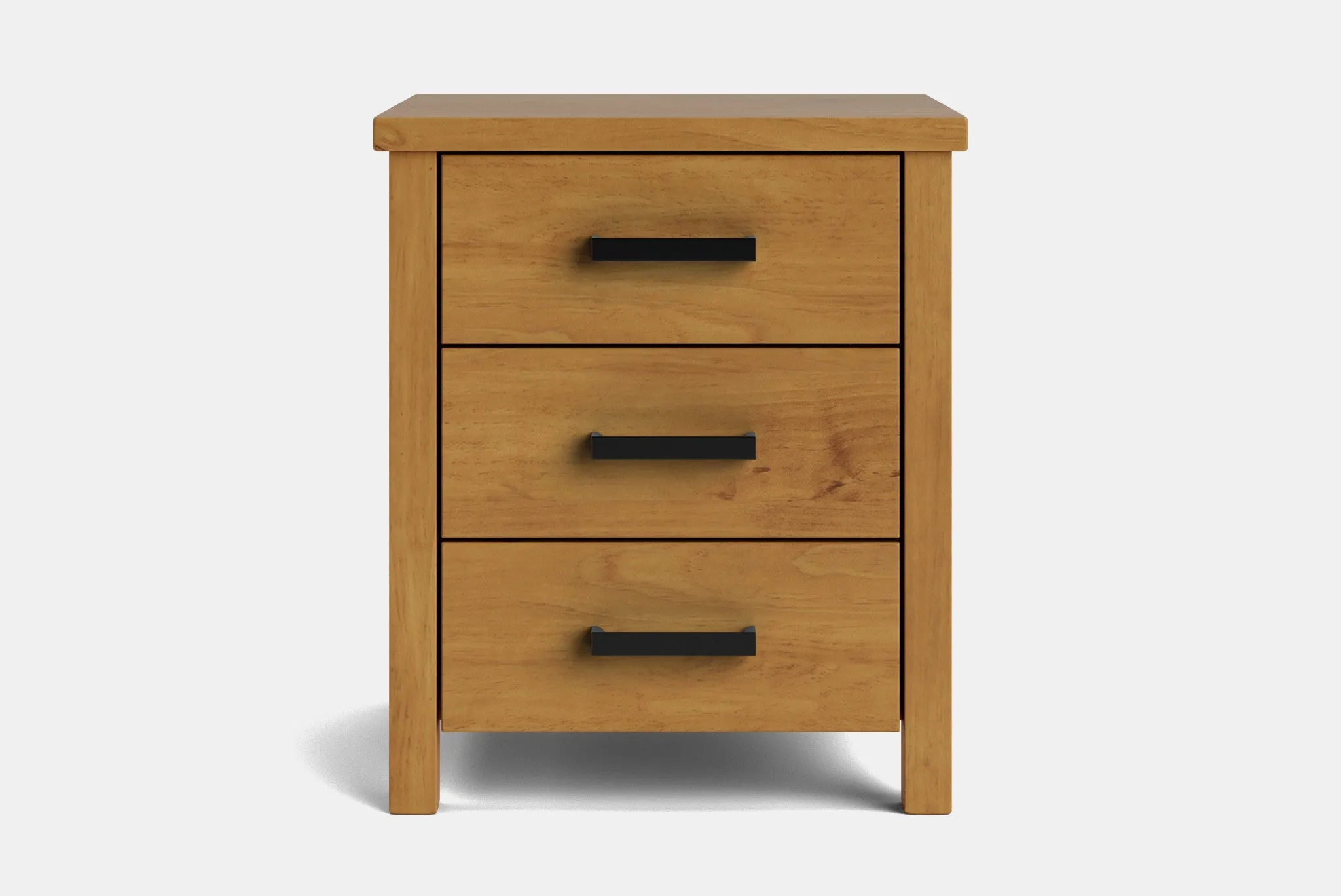 Brook 3 Drawer Bedside Table