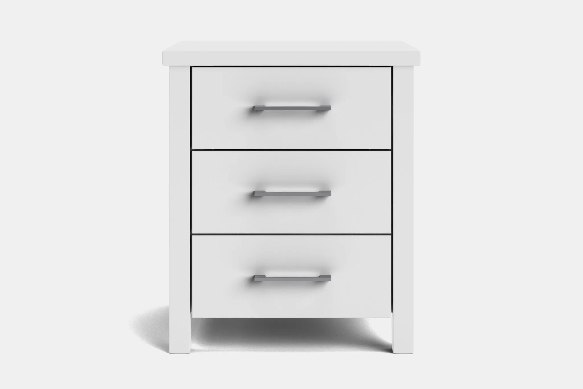 Brook 3 Drawer Bedside Table