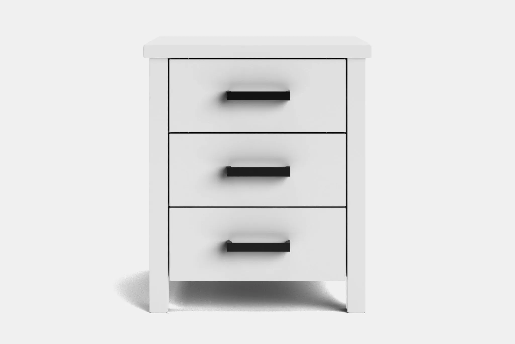 Brook 3 Drawer Bedside Table