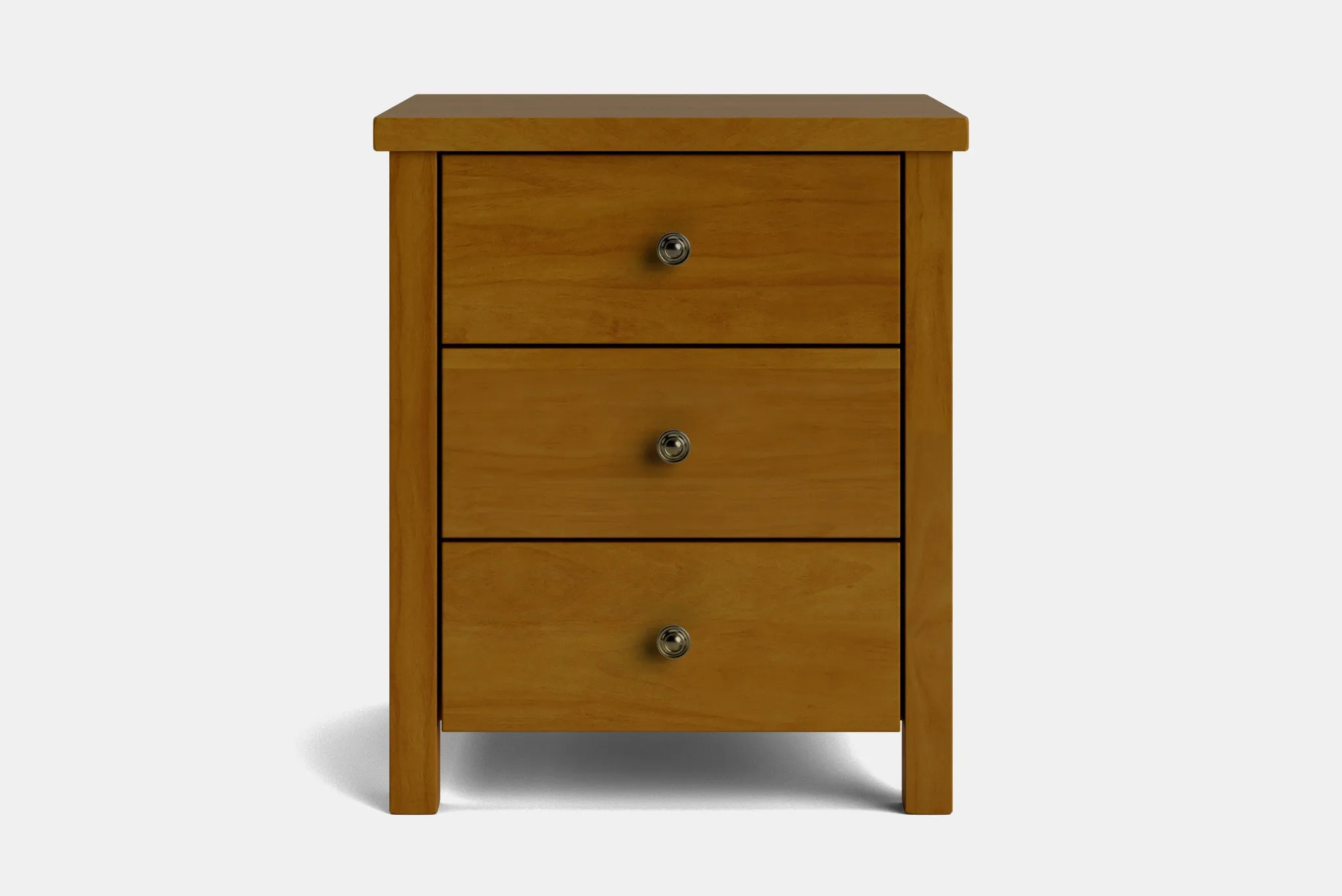 Brook 3 Drawer Bedside Table