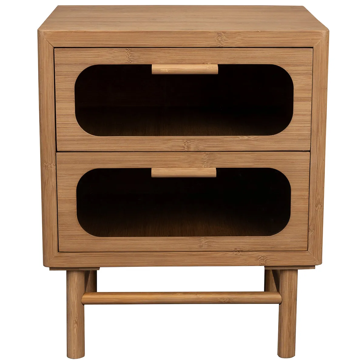 Caroun Bamboo Wood Nightstand