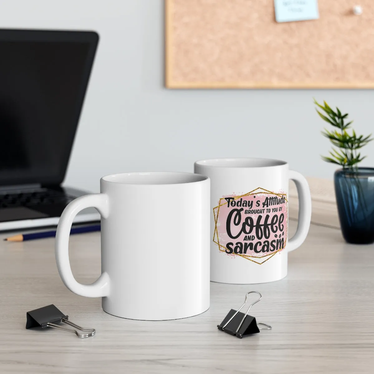 Coffee and Sarcasm Coffee Mug 11oz