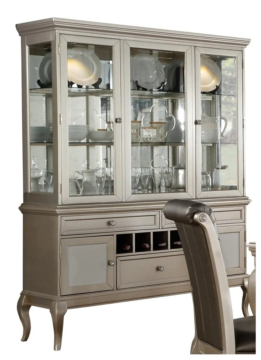 Crawford Buffet and Hutch in Silver 5546-50*