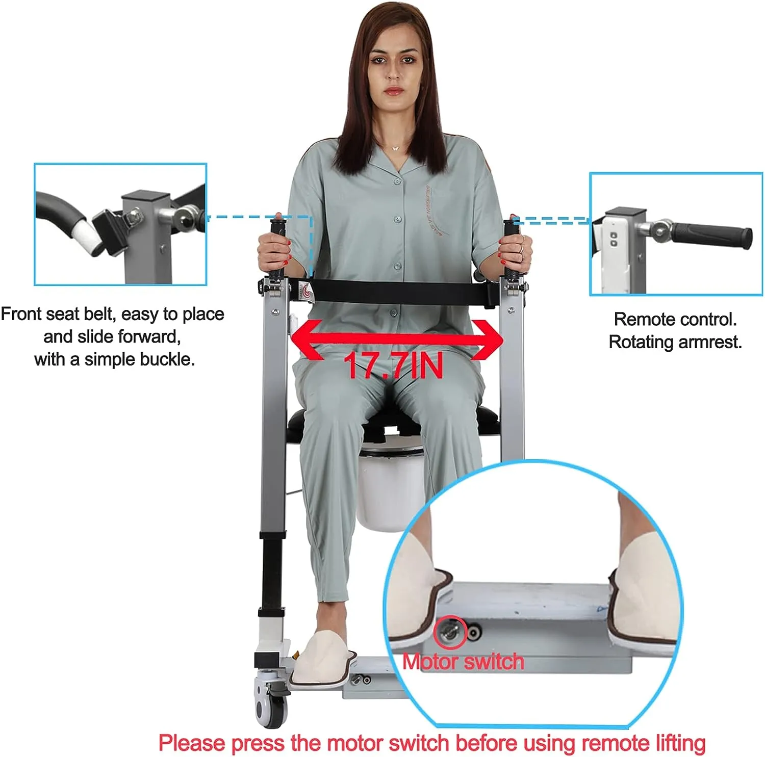 Electric Transfer Care Patient Lift Chair