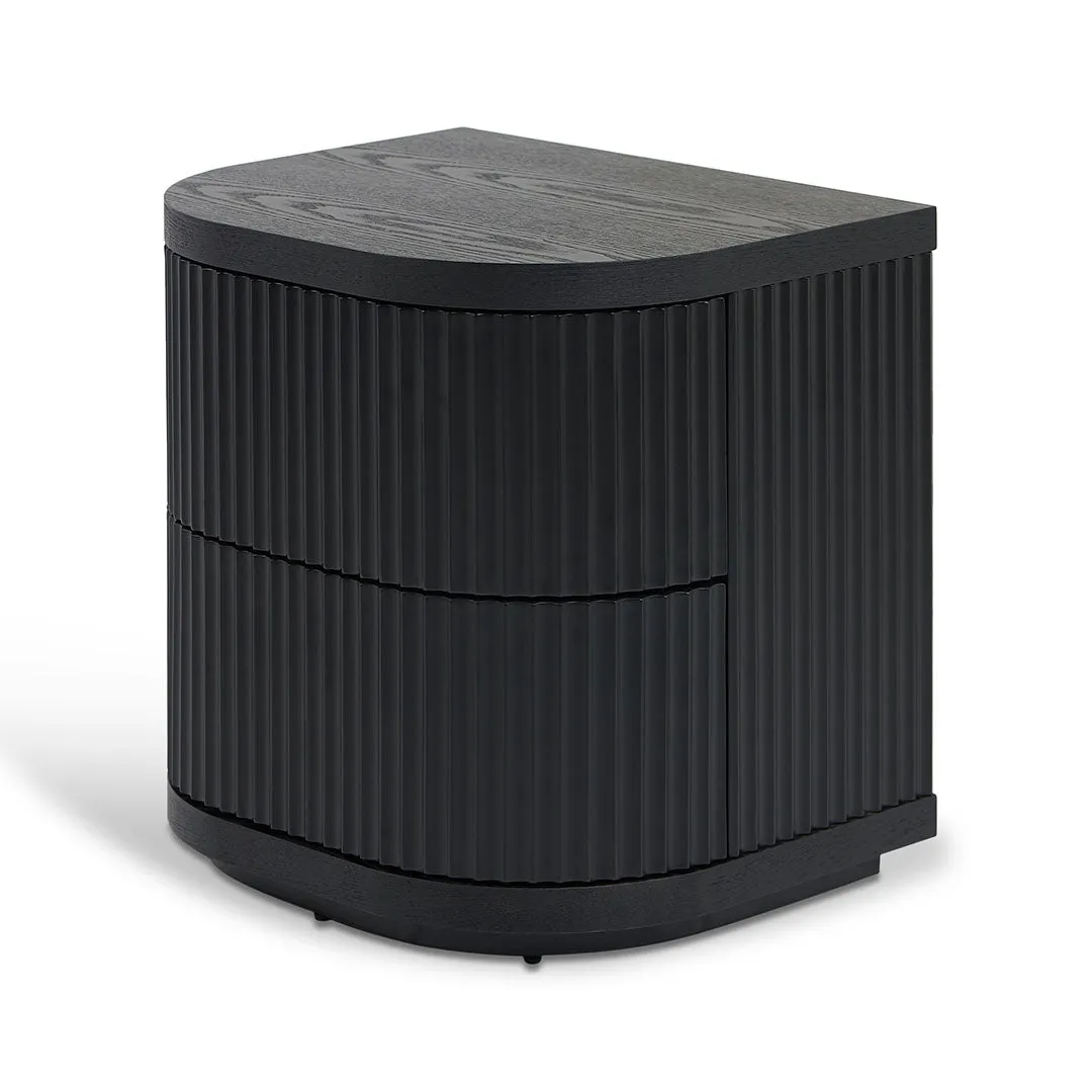 Elino Bedside Table - Full Black