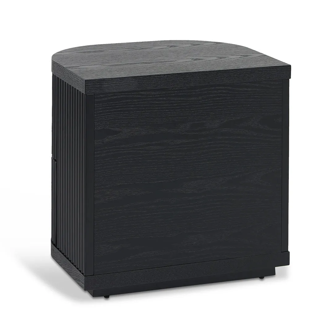 Elino Bedside Table - Full Black