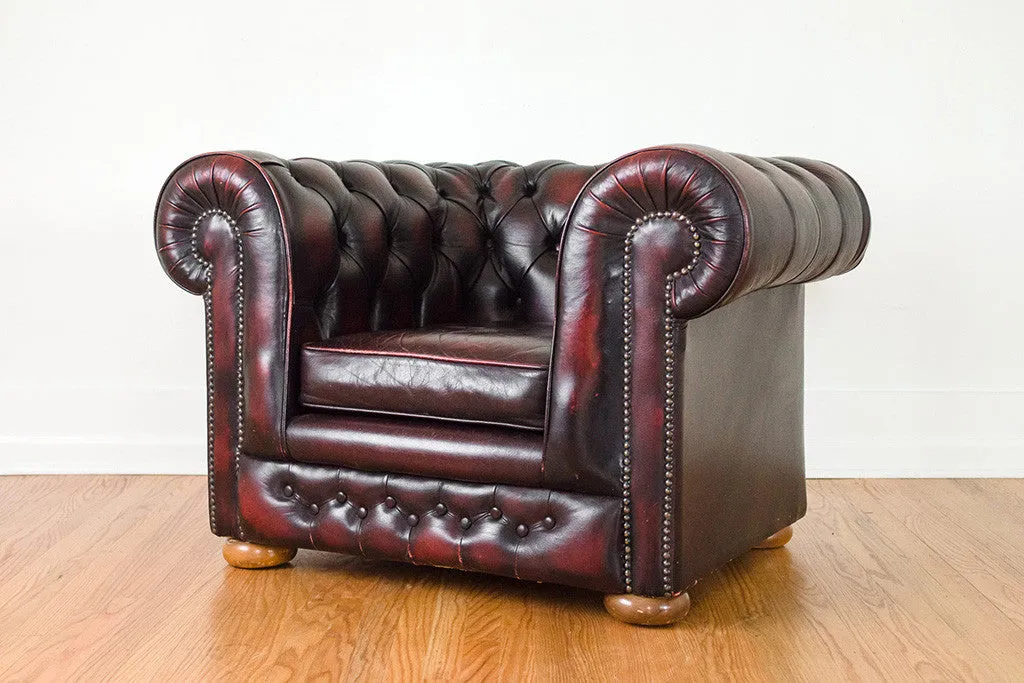 English Chesterfield Chair