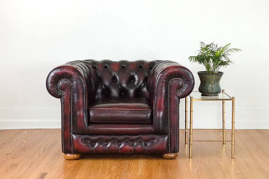 English Chesterfield Chair