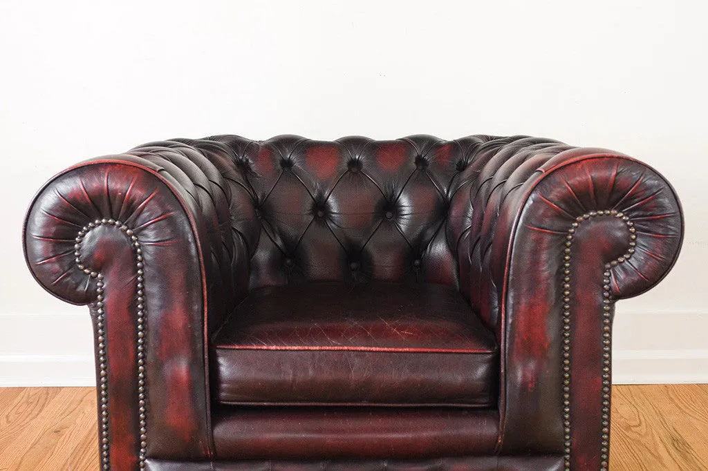 English Chesterfield Chair