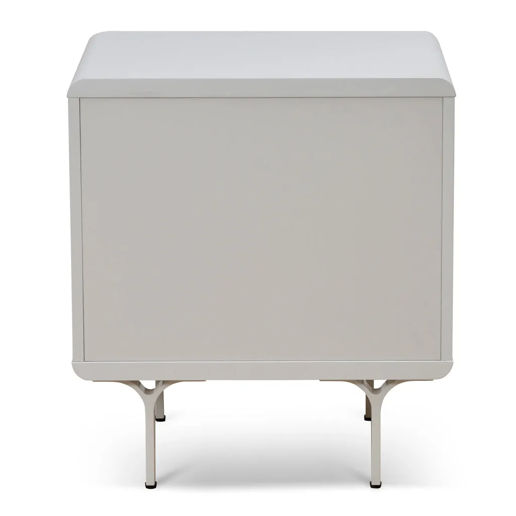 Erwin Bedside Table - Light Grey