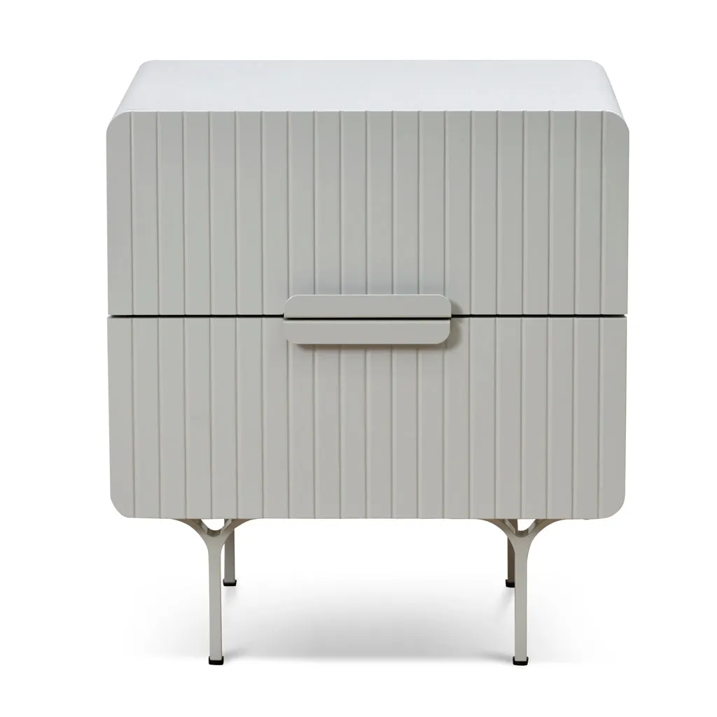 Erwin Bedside Table - Light Grey