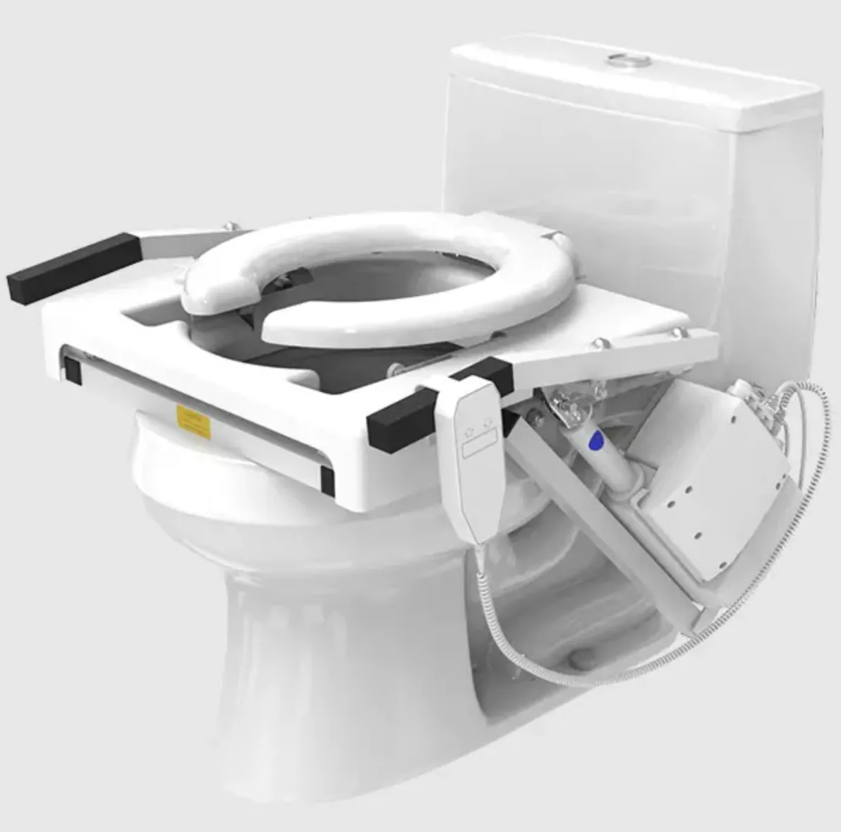 EZ-ACCESS Tilt Toilet Seat Lift Singe Motor DC, Standard Seat